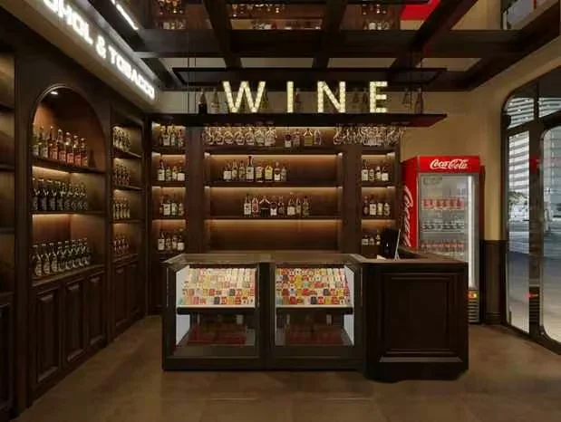 Wine Bar Area 3D Model – 18211 – CORONA Render