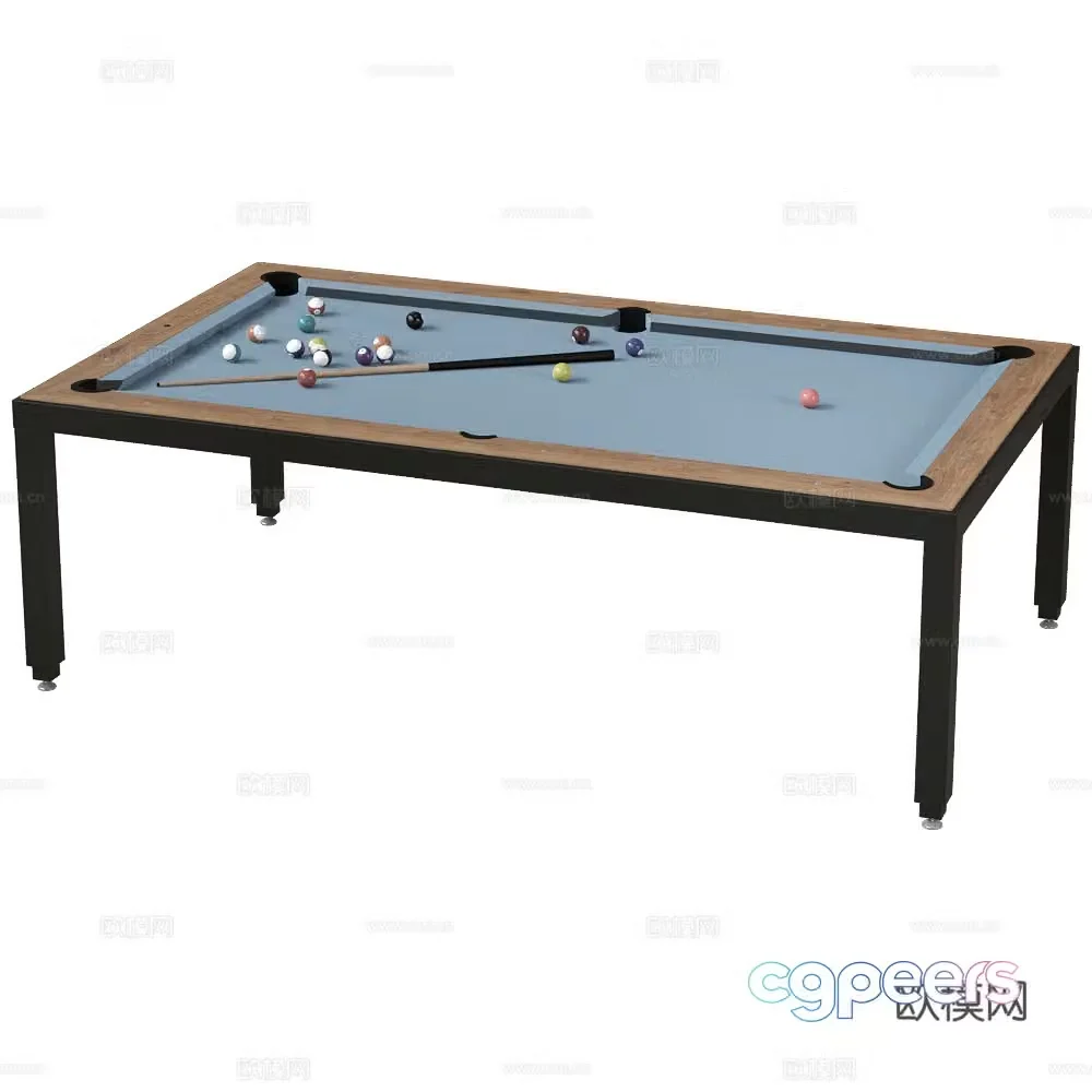 3d model of billiard table