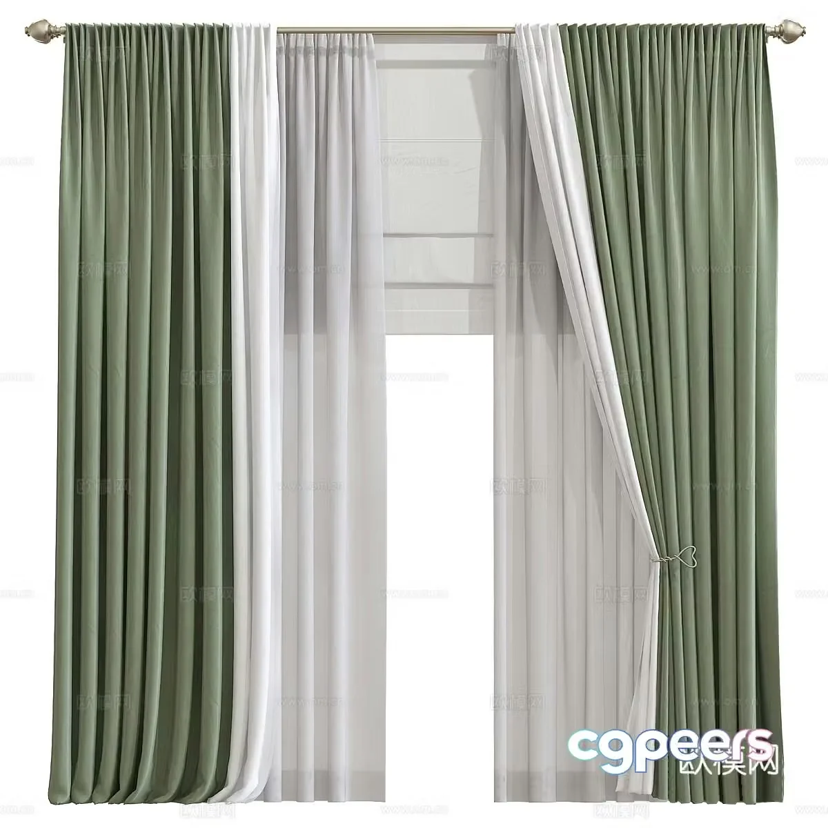 Curtain 3d model