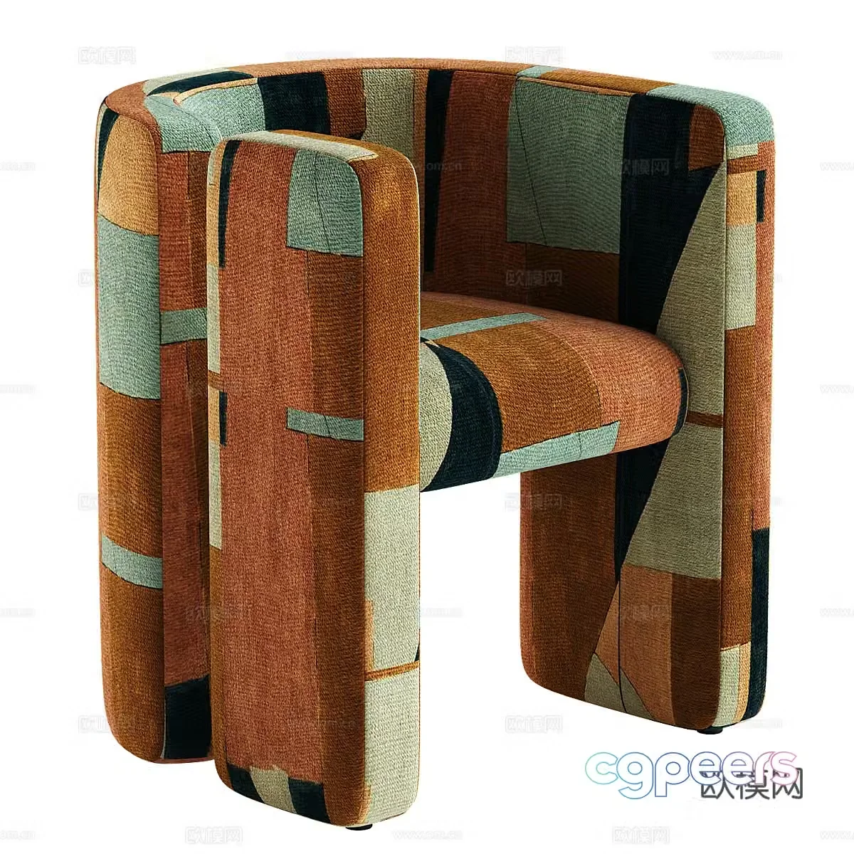 Sofa chair leisure chair 3d model