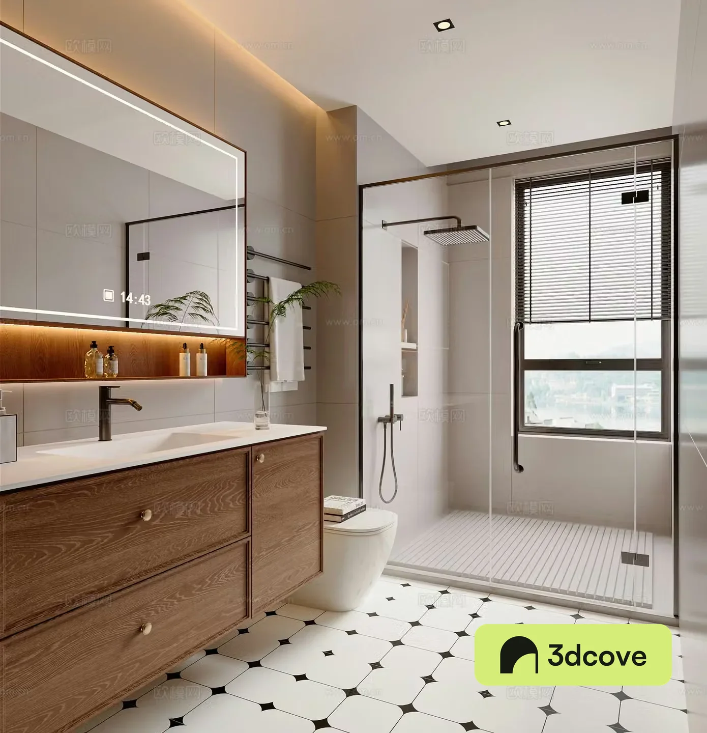 Modern medieval style bathroom shower toilet bathroom supplies bathroom cabinet