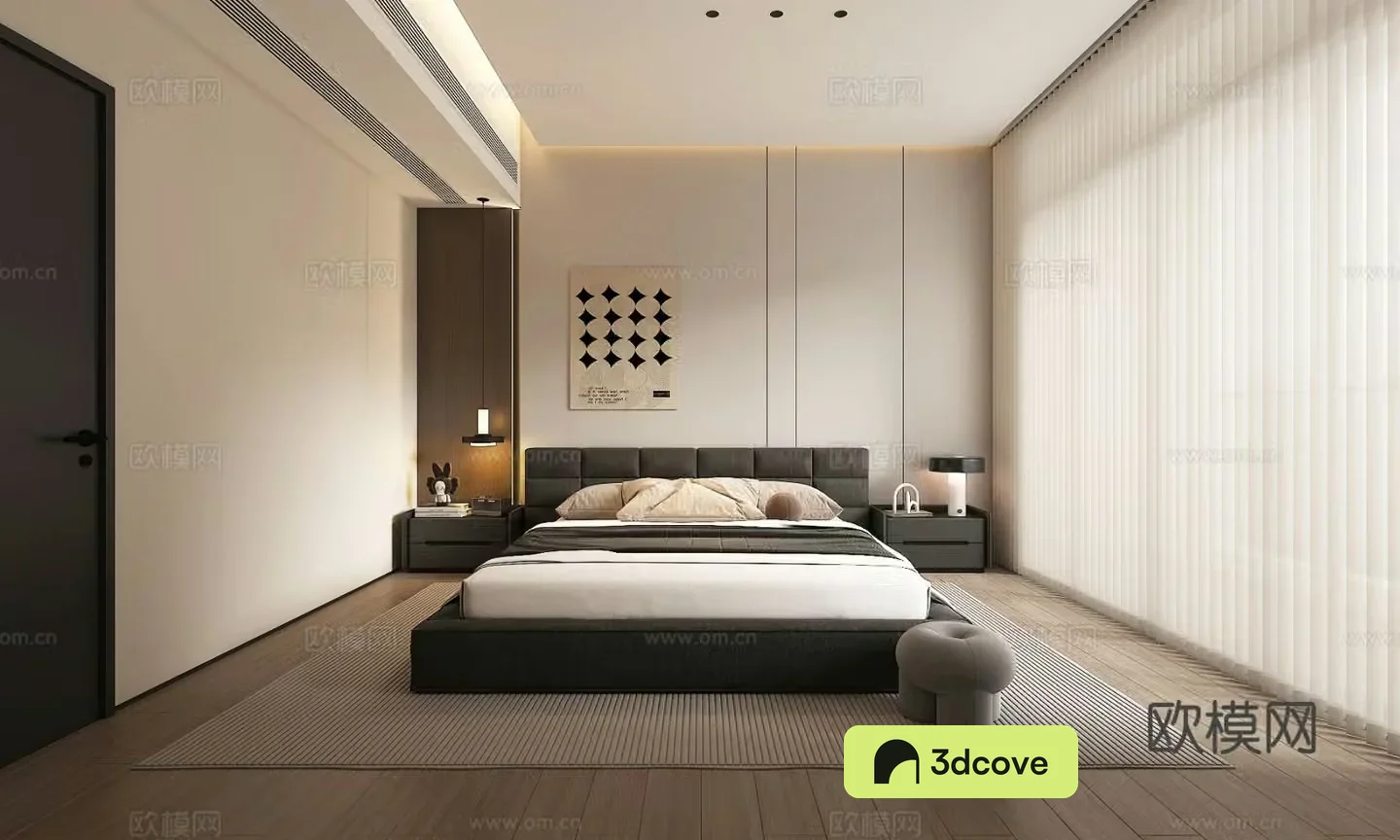 Modern Italian home bedroom