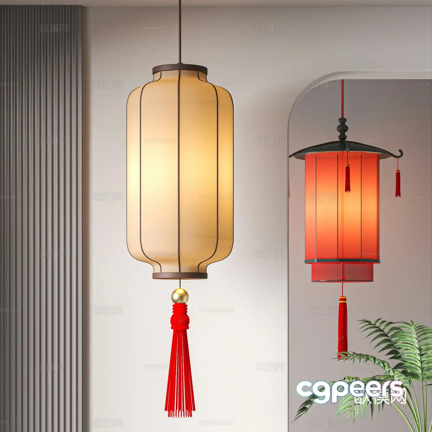 New Chinese lantern 3D model
