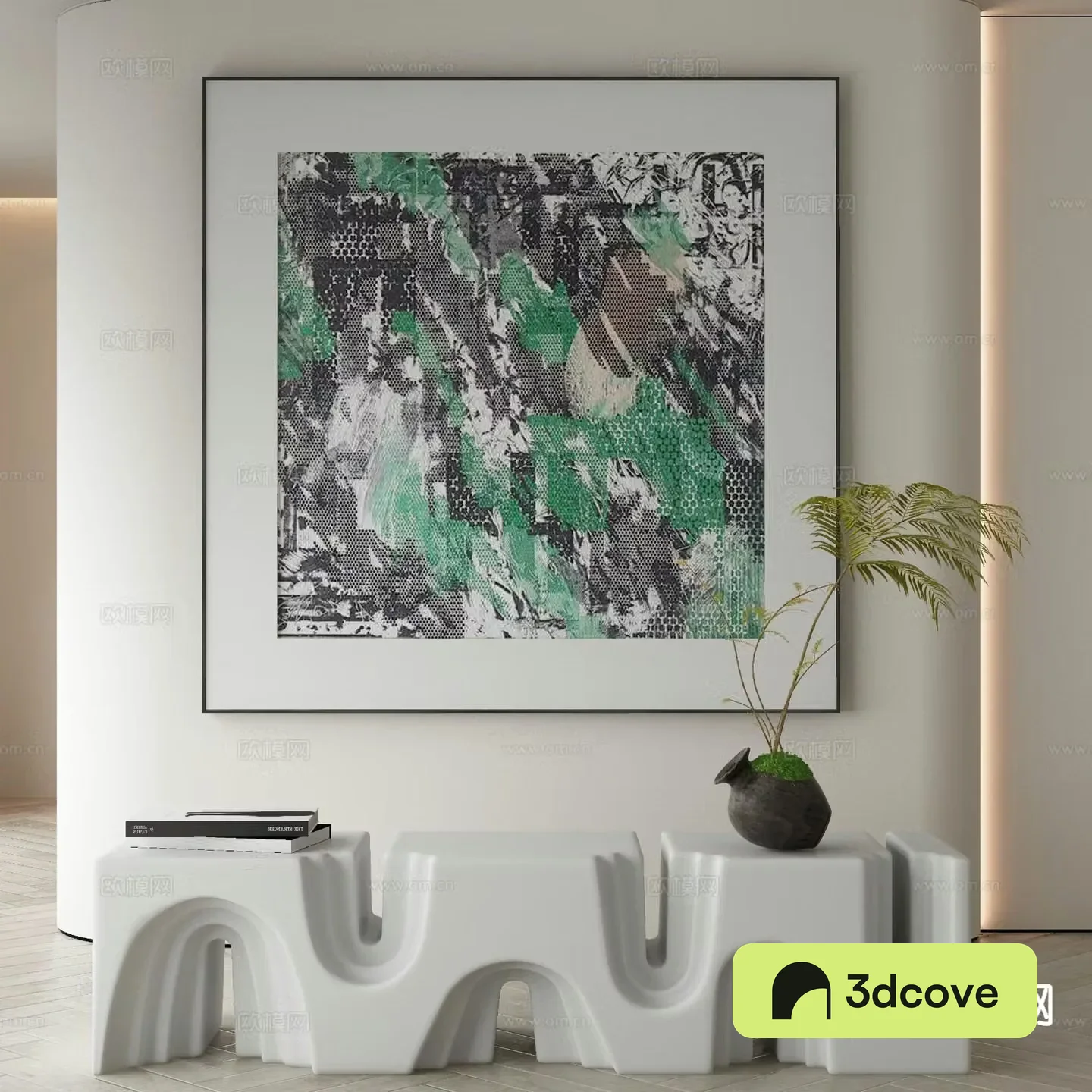 Modern decorative painting abstract geometric painting