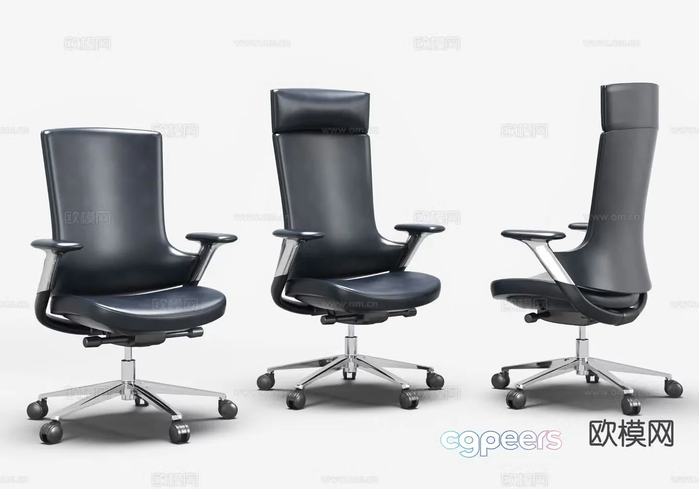 Modern office chair boss chair 3d model