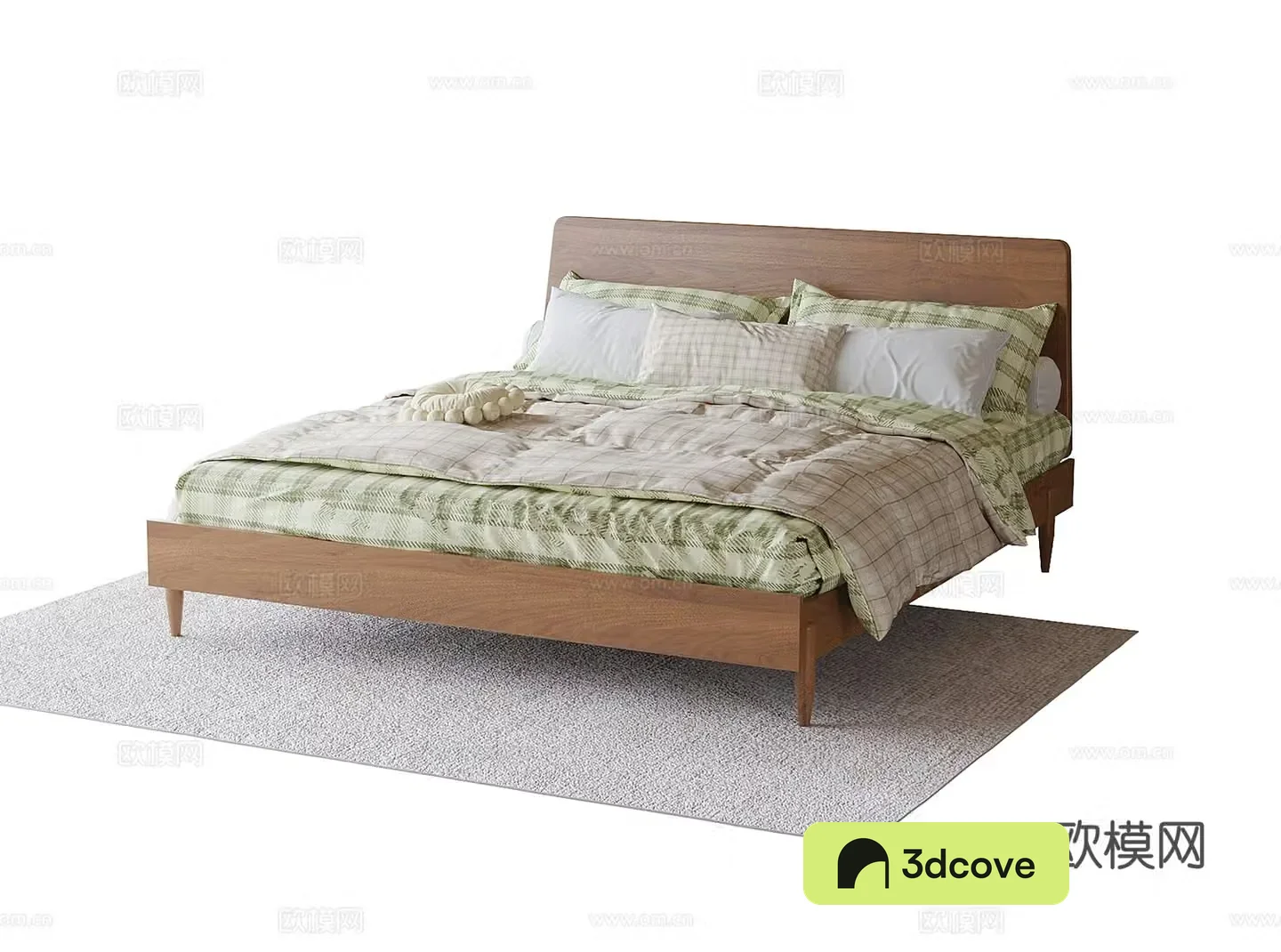 Modern double bed