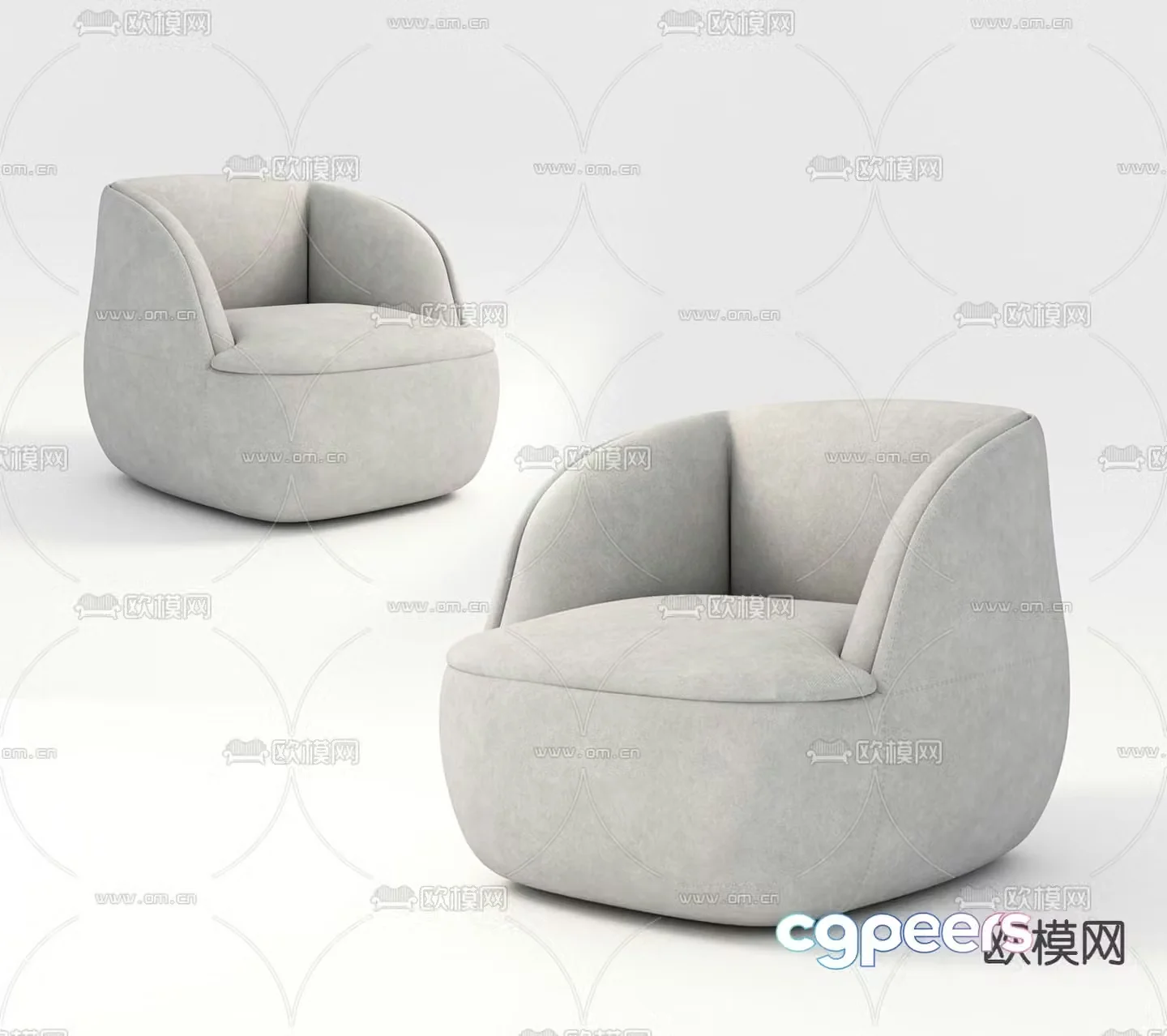 Lazy sofa 3d model