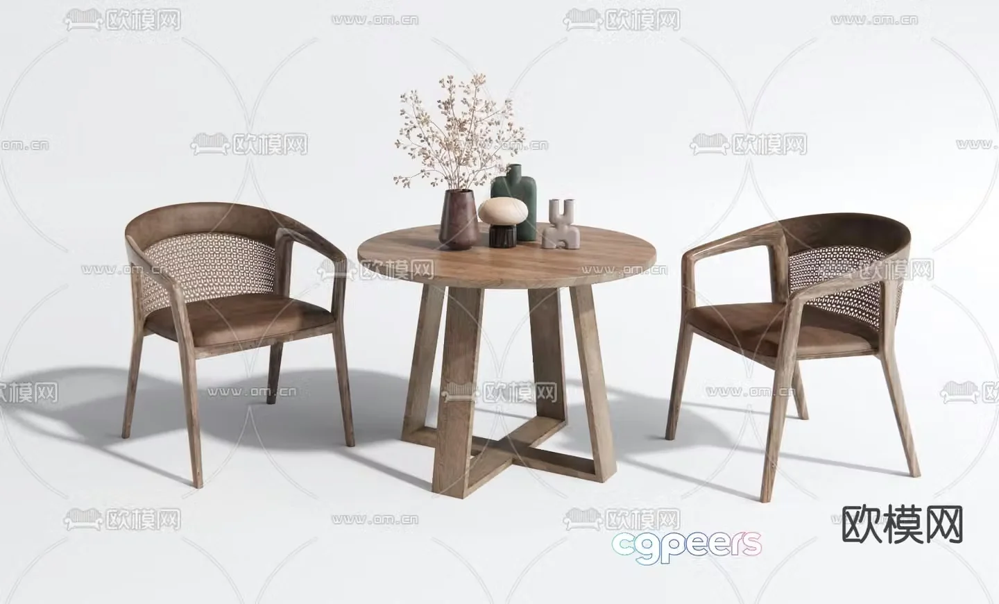 Leisure tables and chairs Negotiation tables and chairs 3d model