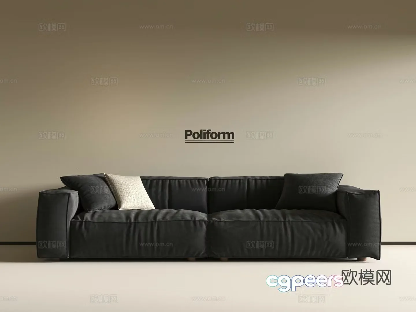 Wabi-sabi loveseat 3d model