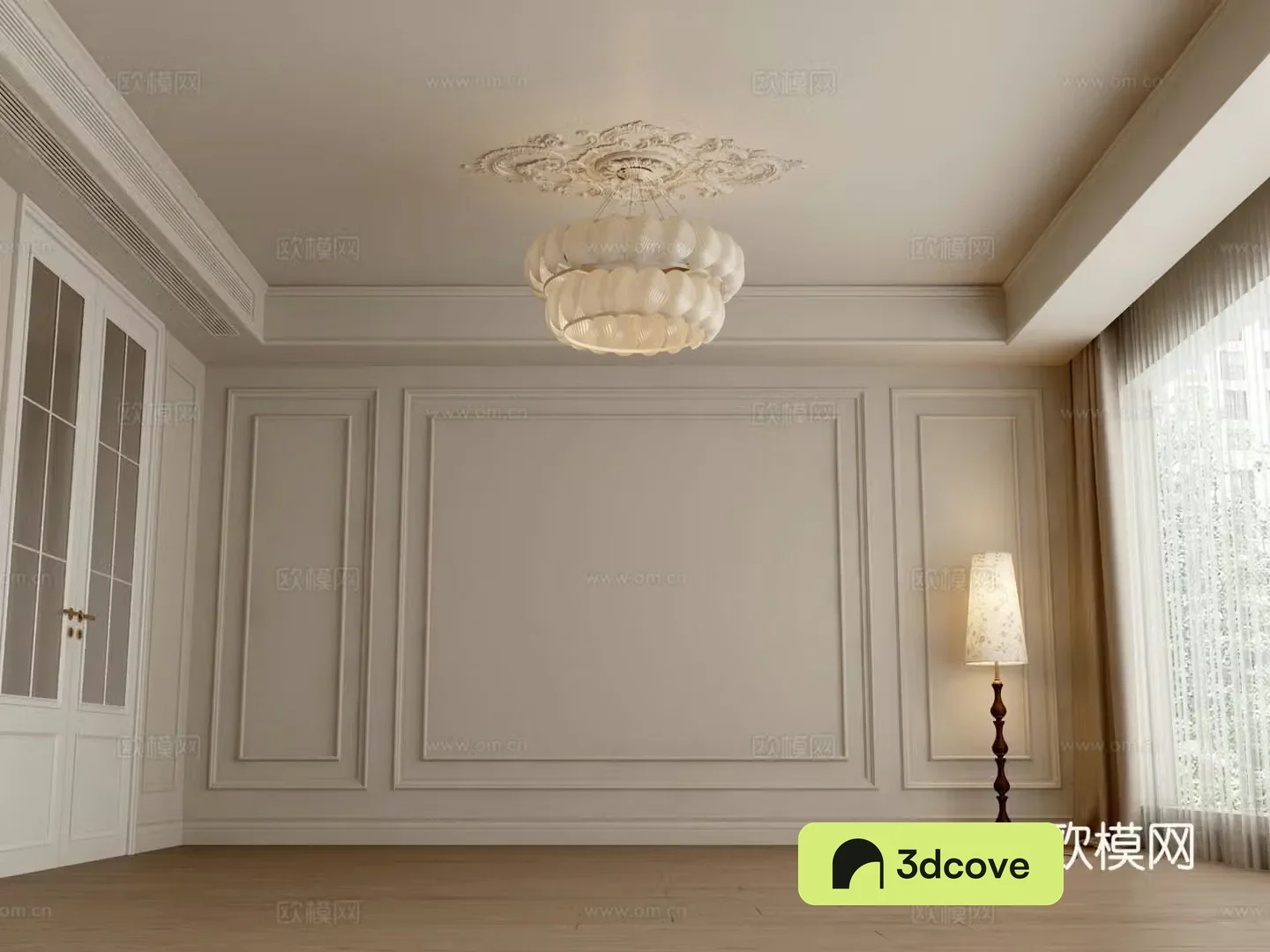French ceiling chandelier
