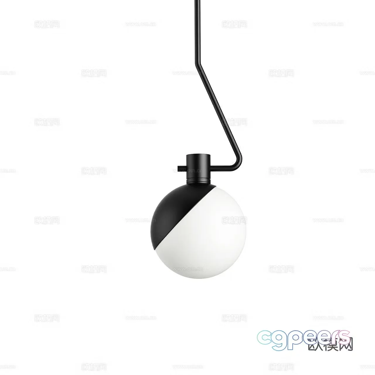 Grupa Minimalist Chandelier Decorative Chandelier Spherical Chandelier Metal Chandelier Glass Chandelier 3D Model