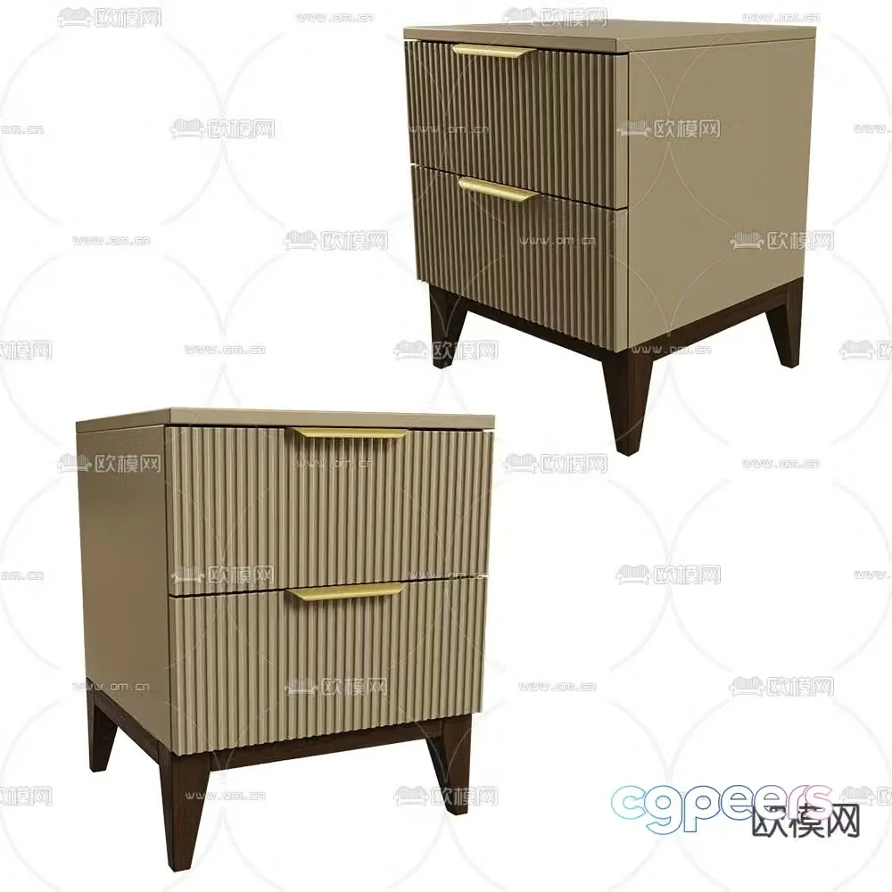 Mister bedside table 3d model