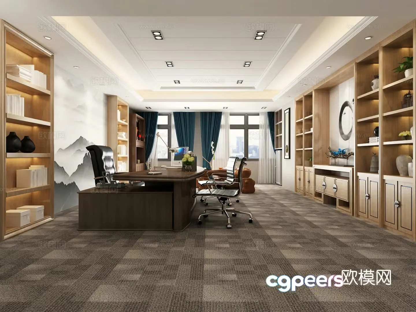 General Manager’s Room Chairman’s Room 3D model