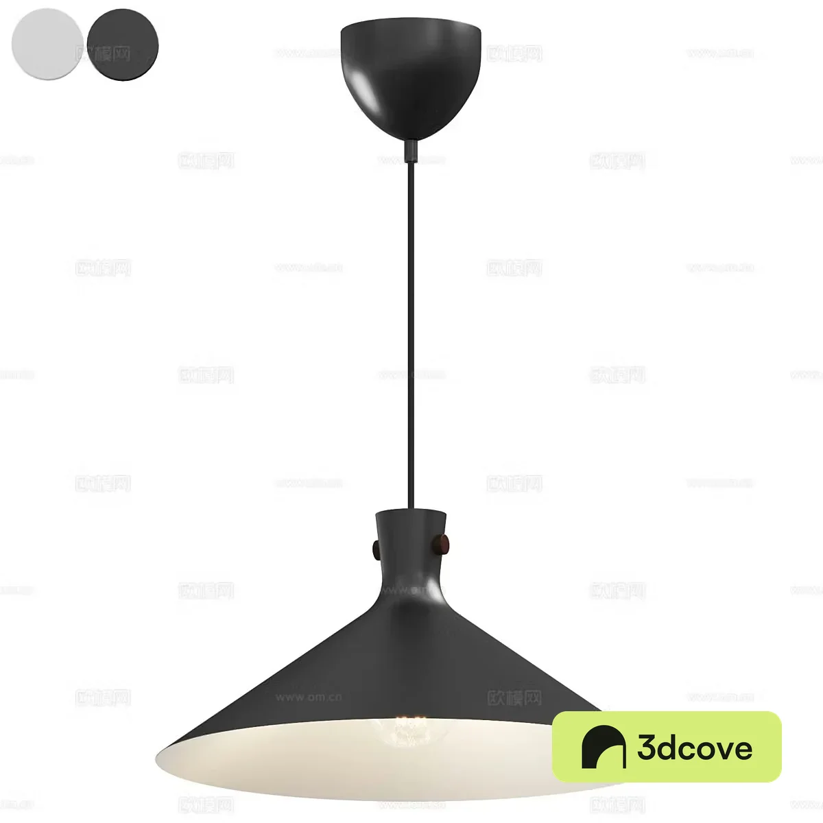 Modern minimalist Dorina decorative chandelier