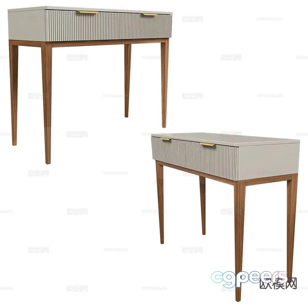 Mister modern dressing table makeup table 3d model