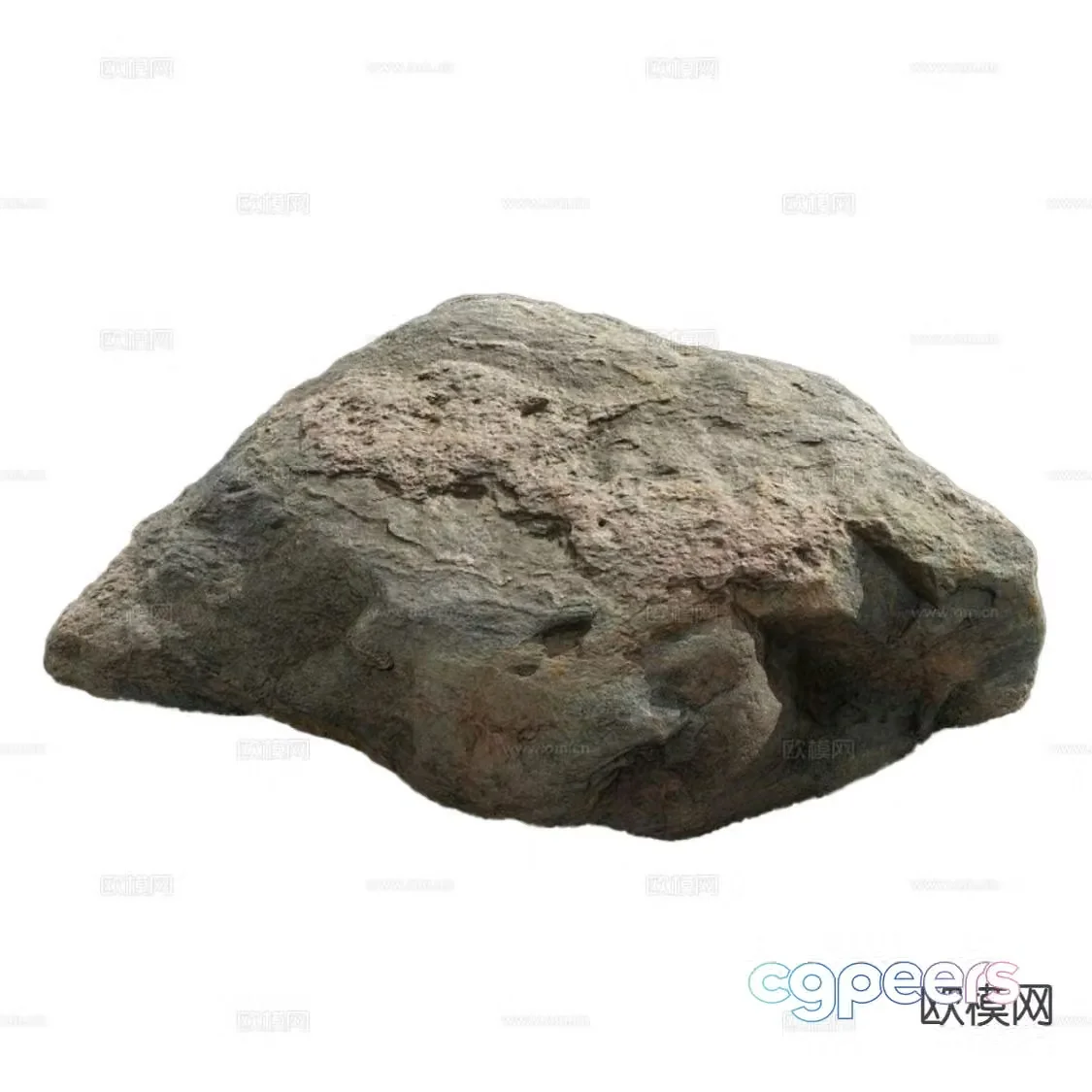 Modern garden stone landscape stone 3D model