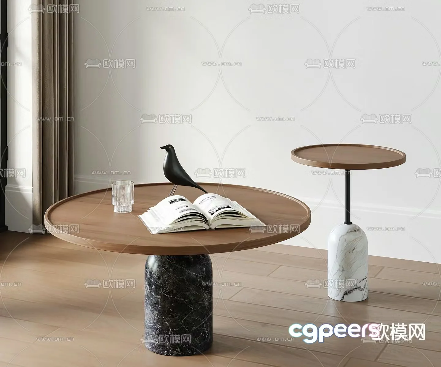Porada mother-in-law coffee table 3d model