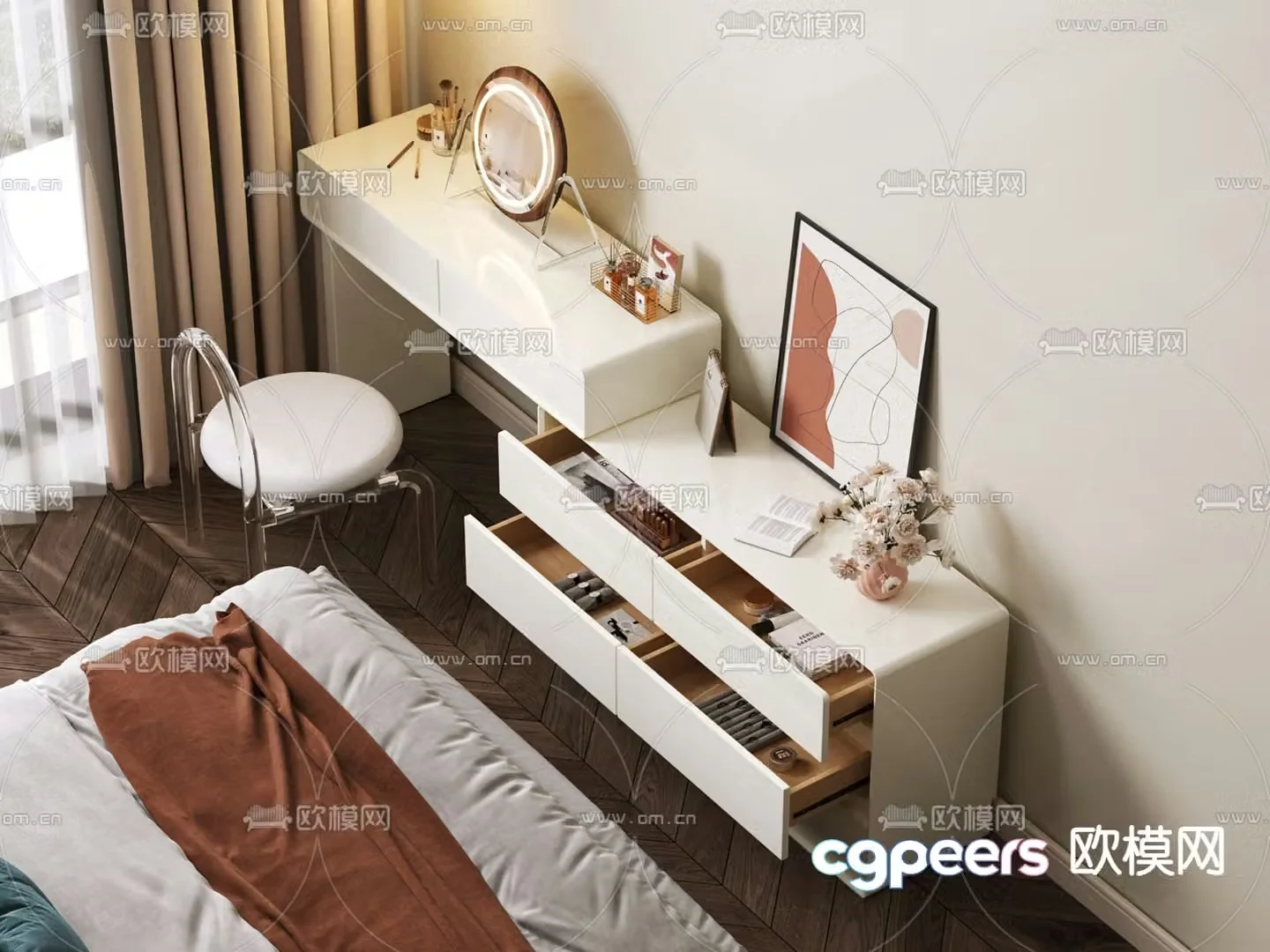 Dressing table dressing table 3d model