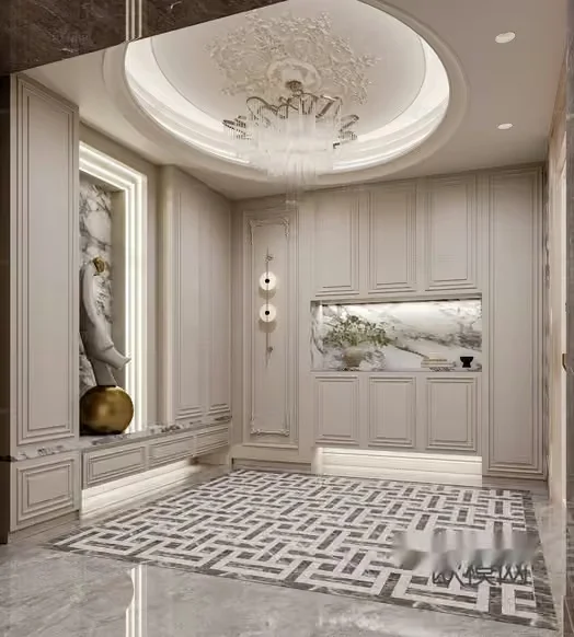 Luxurious Foyer 3D Model – 782 – CORONA Render
