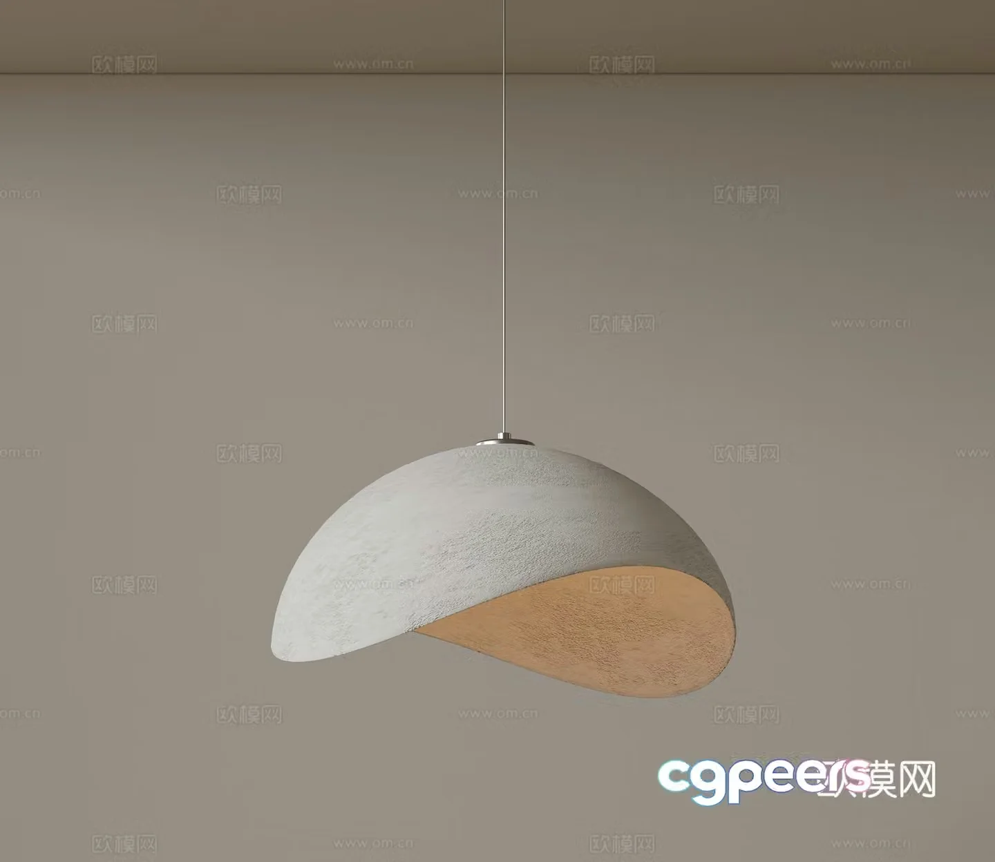 Modern medieval style chandeliers minimalist chandeliers Nordic simple chandeliers bedroom bedside chandeliers single head 3D model