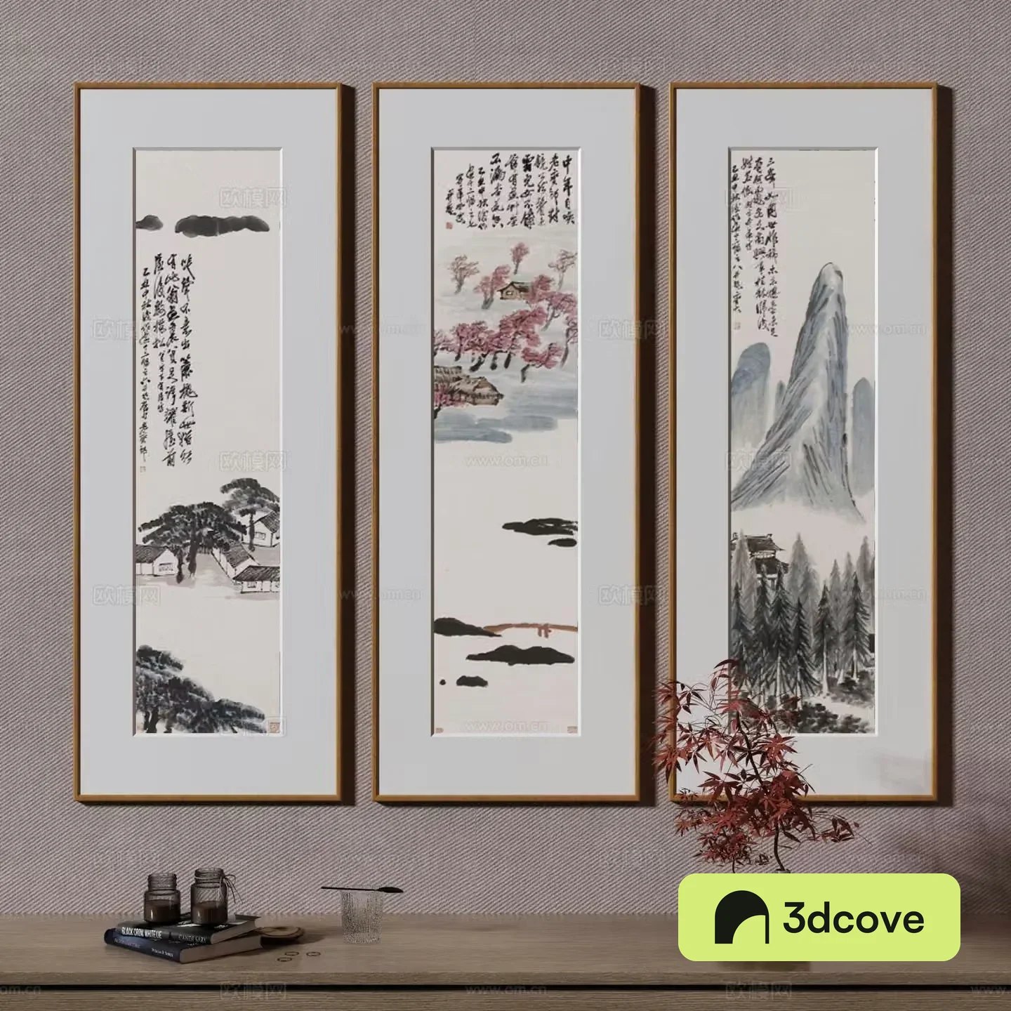 New Chinese style landscape painting decorative painting