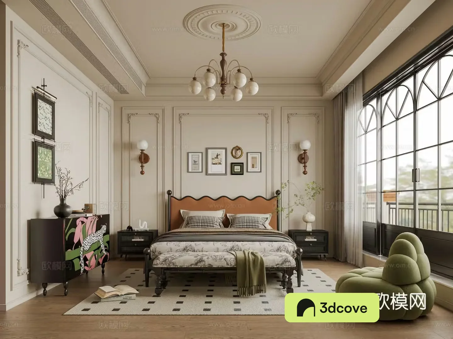 French bedroom