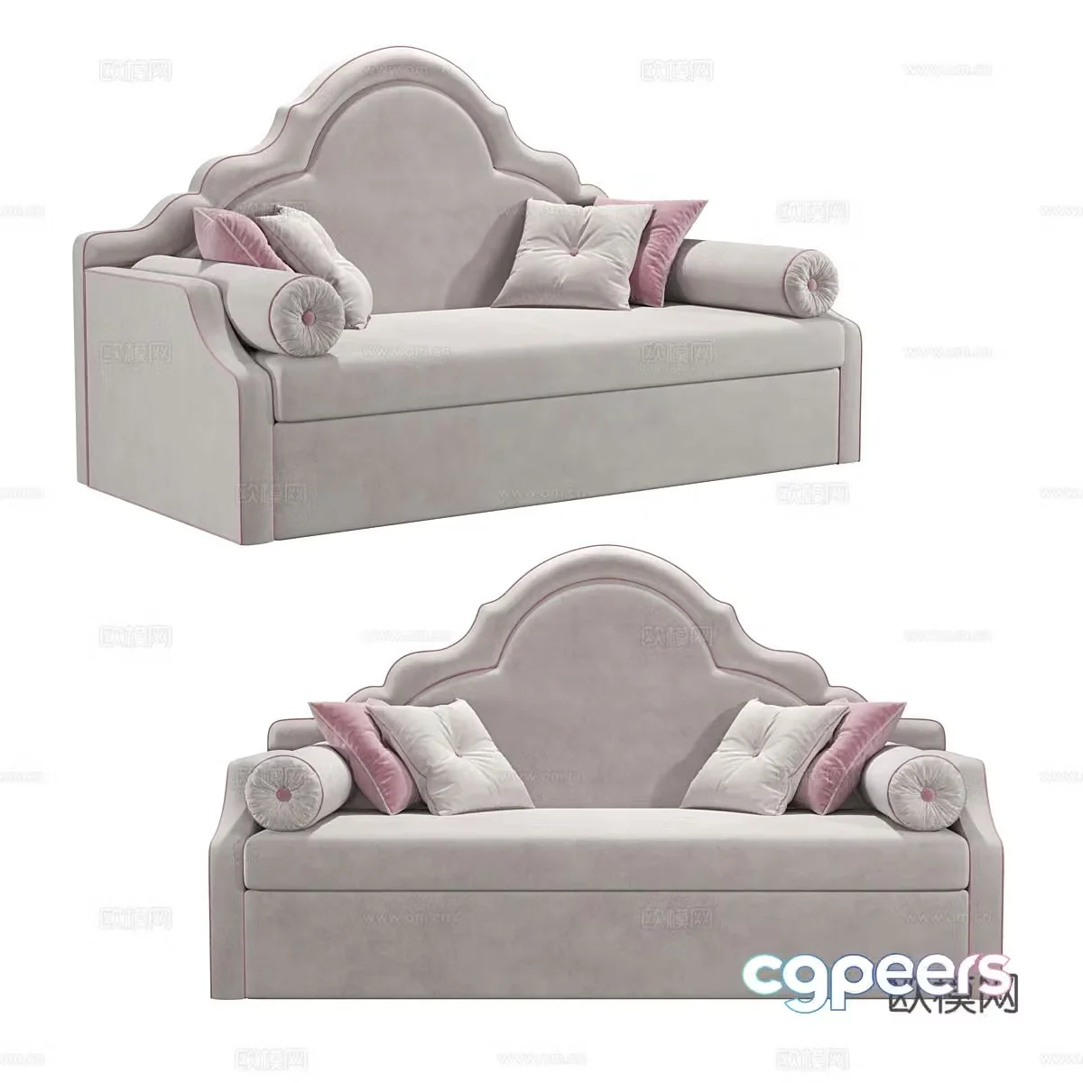American children’s sofa Avelina sofa 3d model