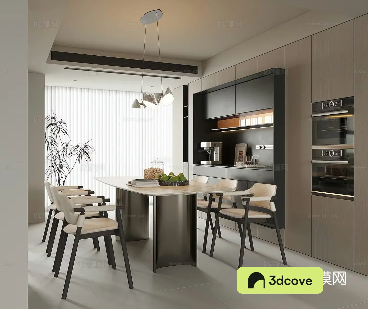 Modern home restaurant