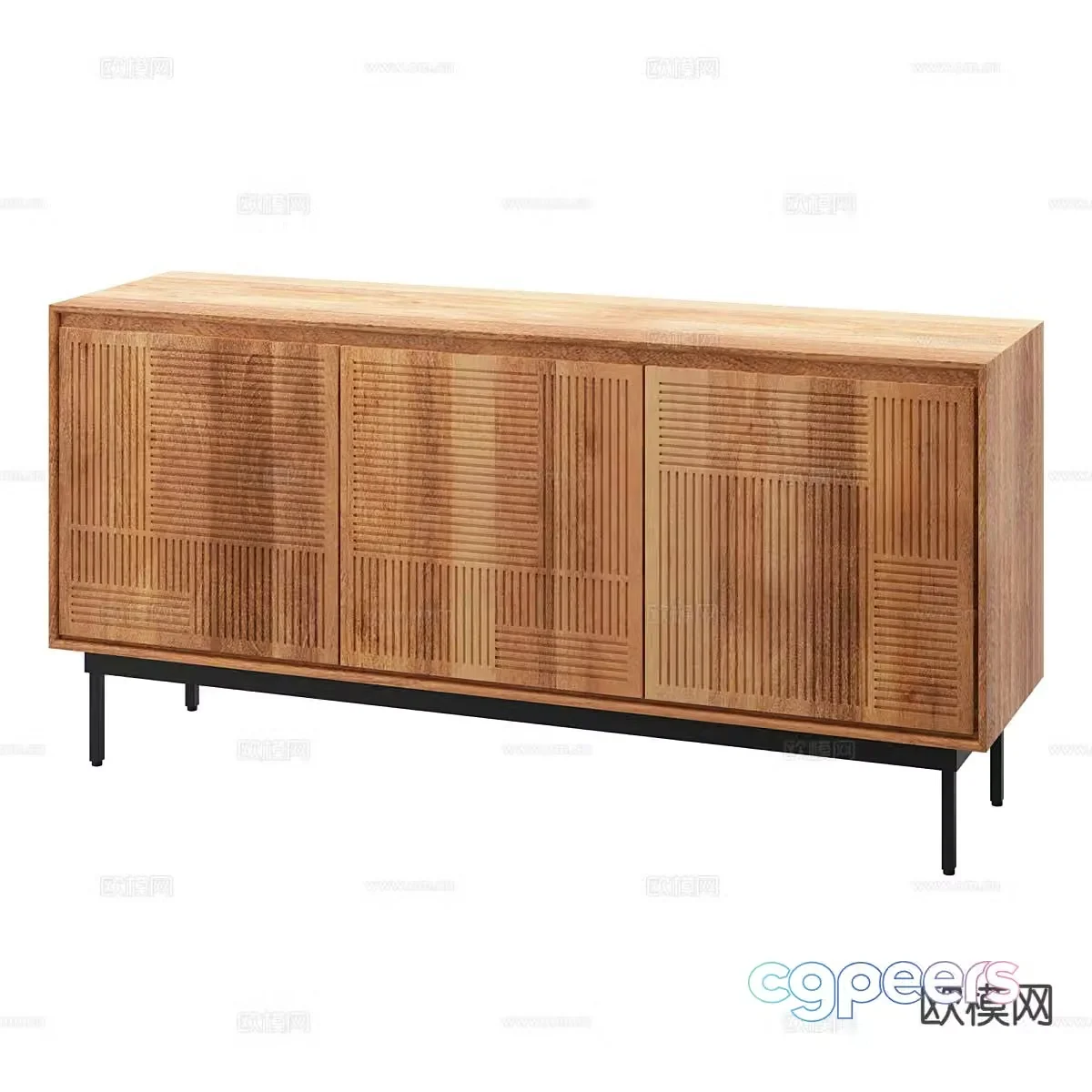 Nordic TV cabinet 3d model