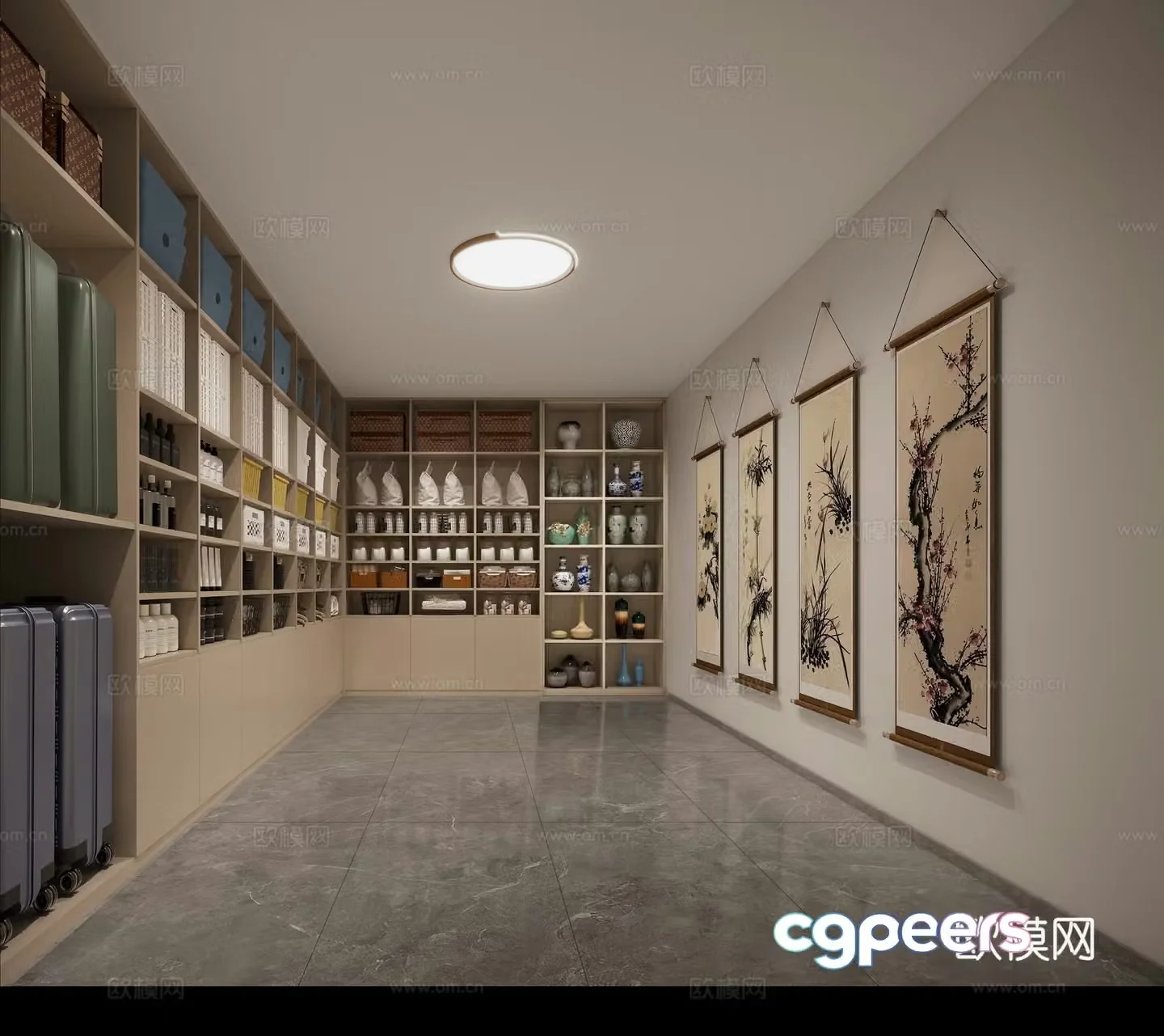 Storage room 3d model