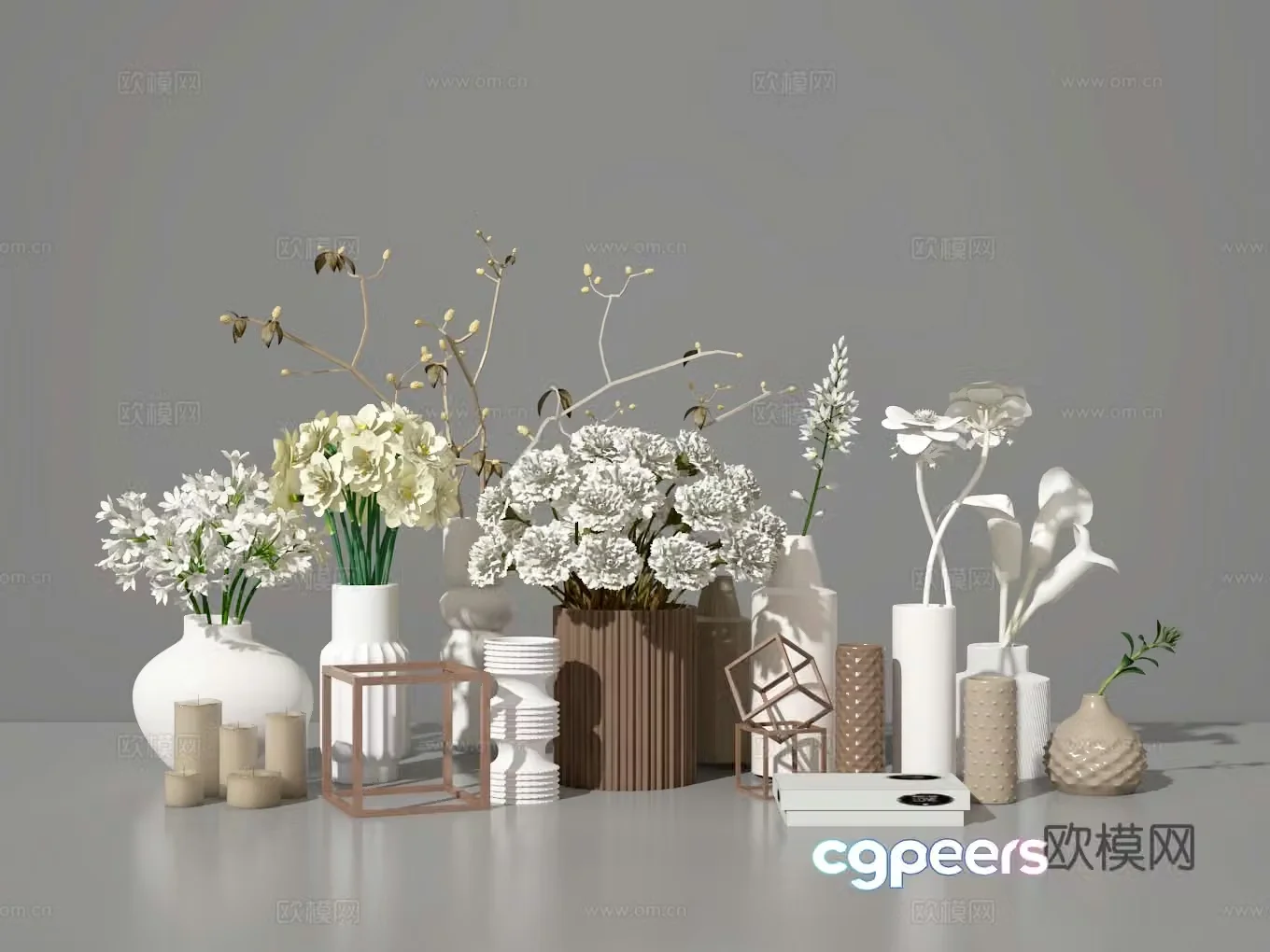 Flower art 3d model