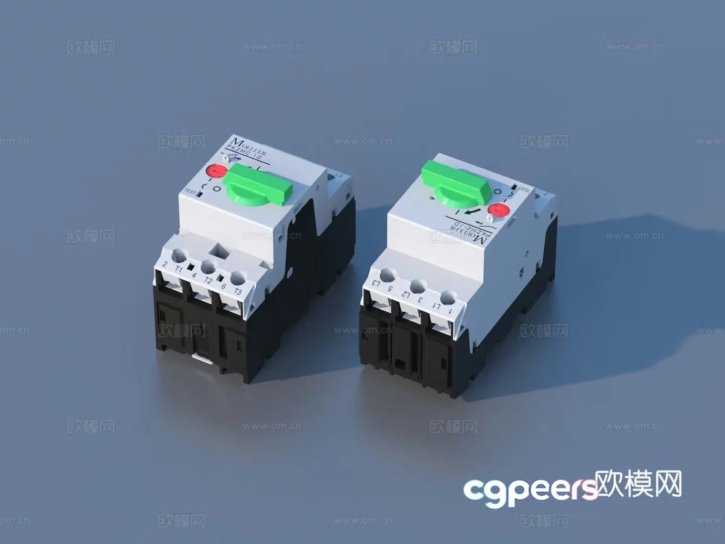 Circuit breaker leakage protection switch air switch 3d model
