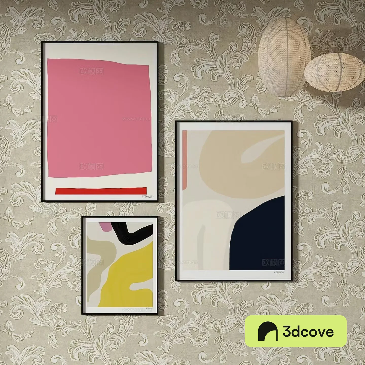 Simple European decorative painting art painting hanging painting