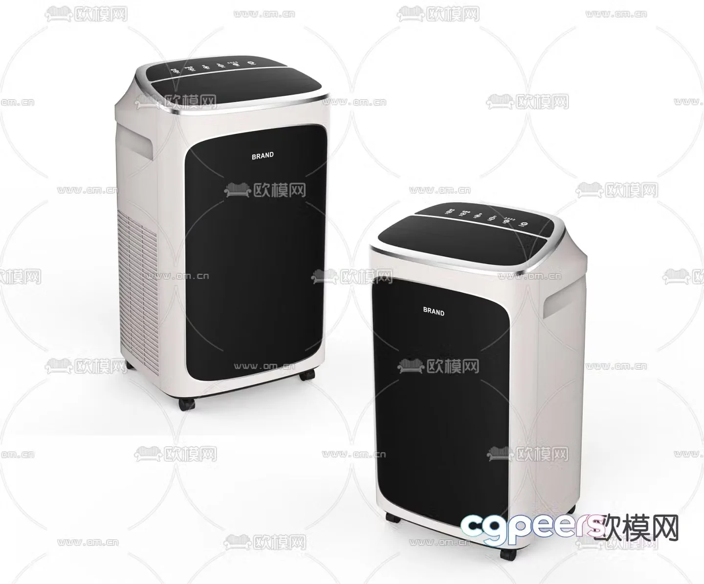 Modern mobile air conditioning 3d model