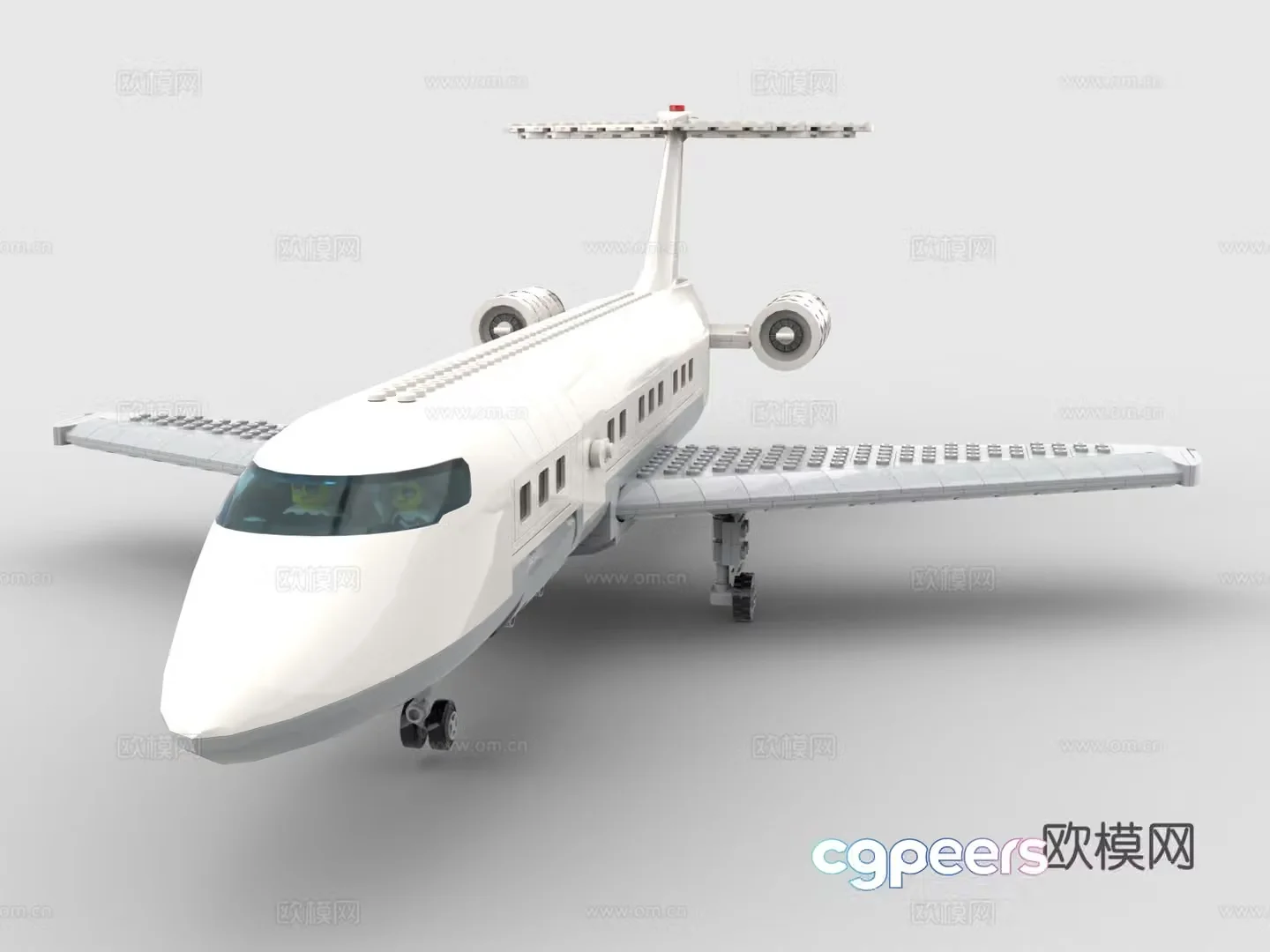 LEGO LEGO toys building block airplane fighter 3d model