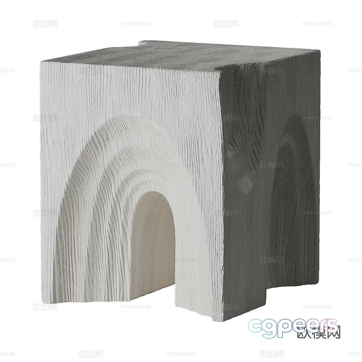 Modern Wasabi Echo Stool 3D Model