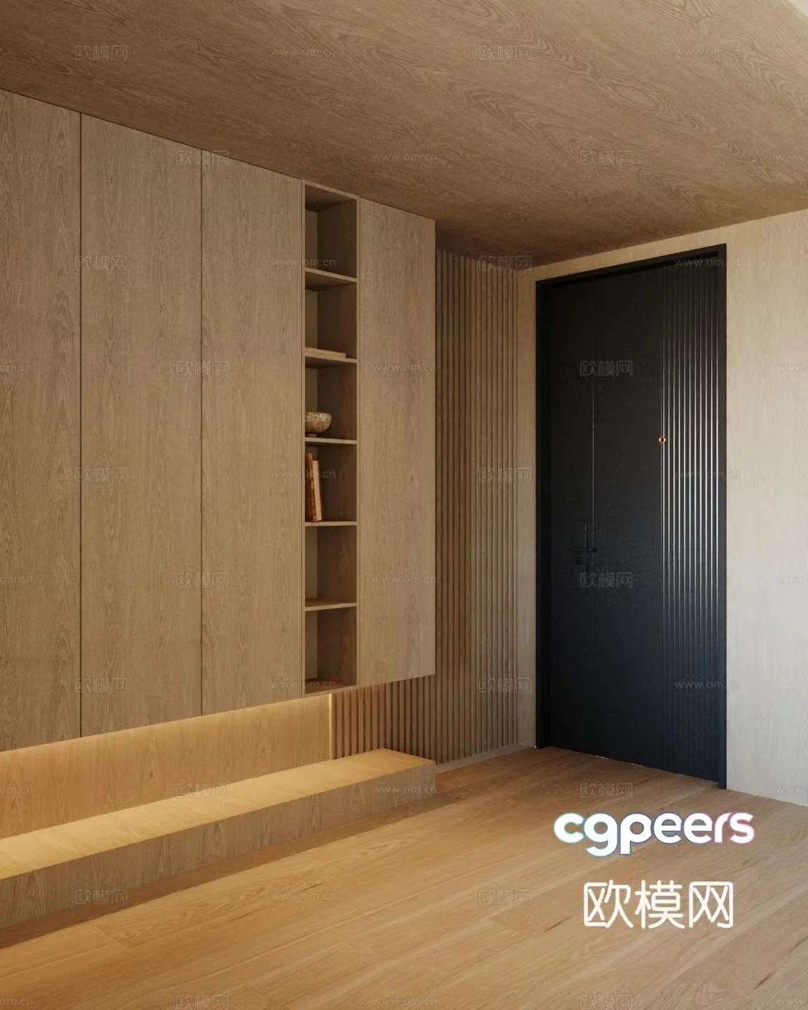 Entrance hall entrance hall aisle 3D model