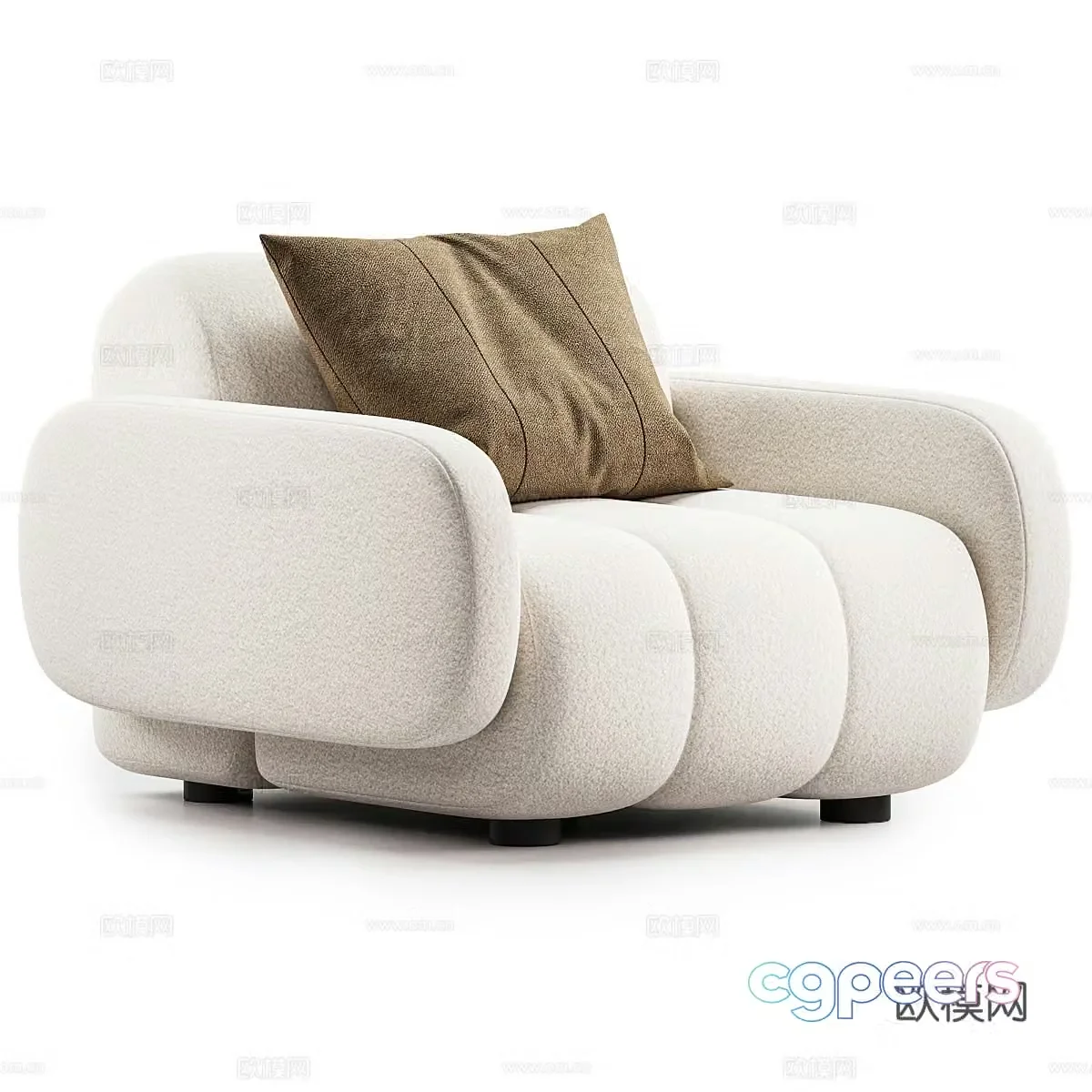 Jonathan Adler Bridget Club Chairman 3D Model