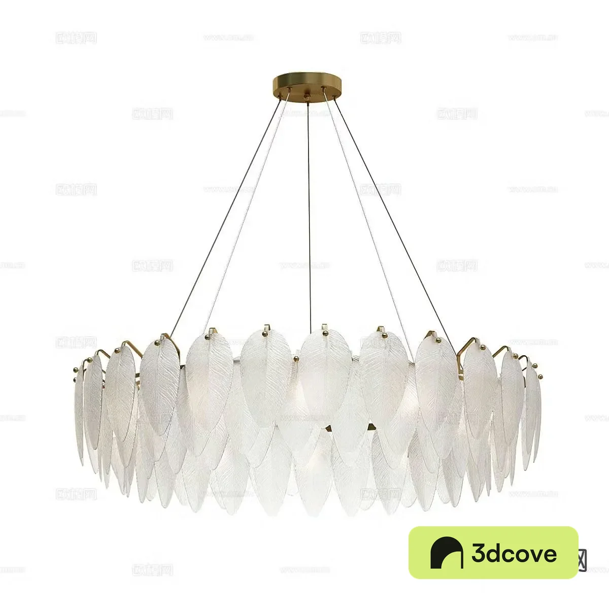 Modern minimalist chandelier glass chandelier