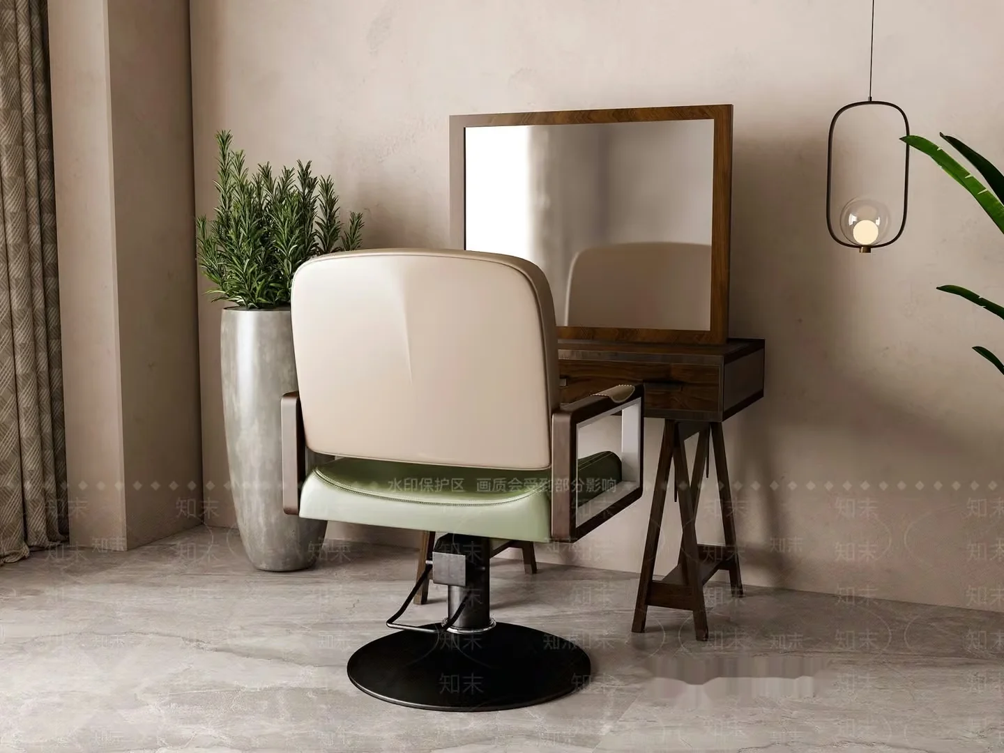 Modern Salon Chair 3D Model – 22389 – VRAY Render