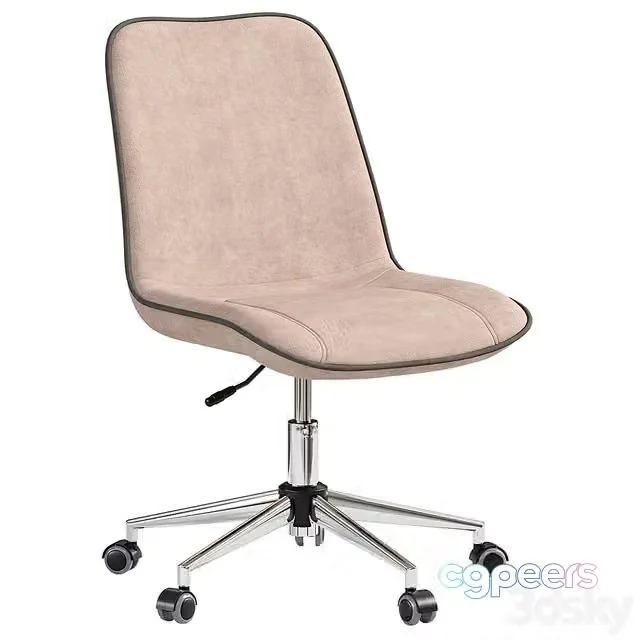 3ds Max Free – Office chair Style beige color