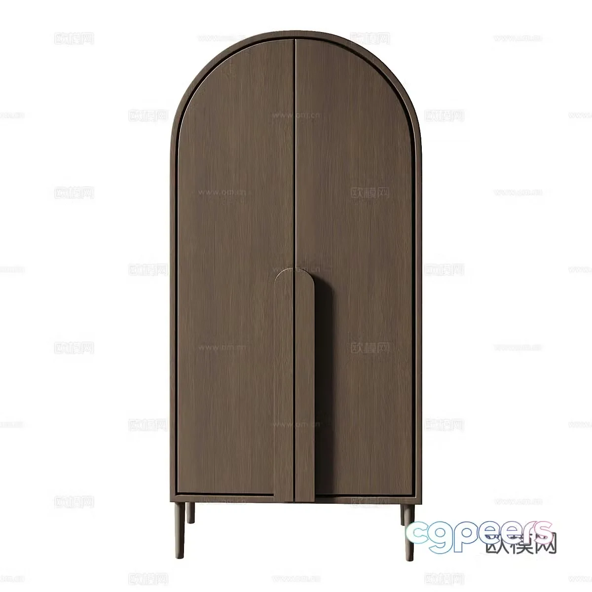 Nordic decorative cabinet side cabinet 3d model