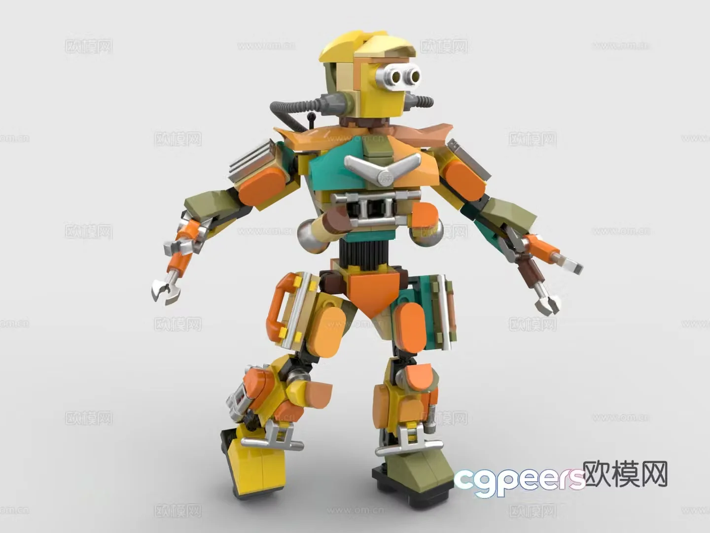 LEGO LEGO toys building block robot Gundam 3d model