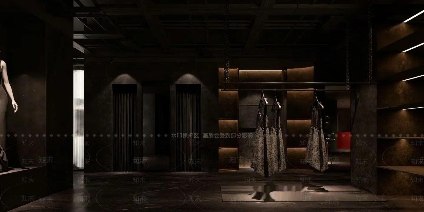 Modern Clothing Store 3D Model – 4954 – VRAY Render