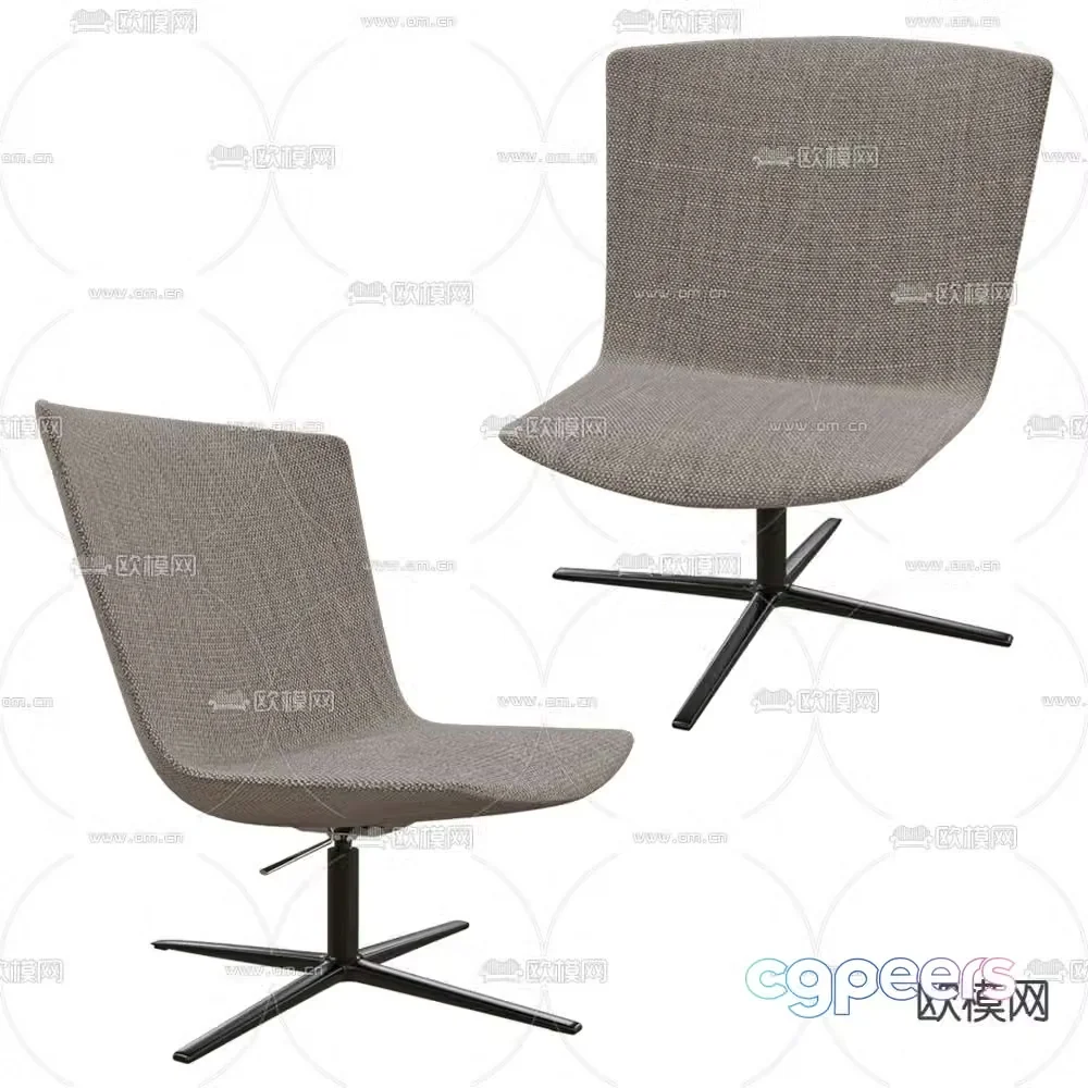 Calum office chair conference chair staff chair 3d model
