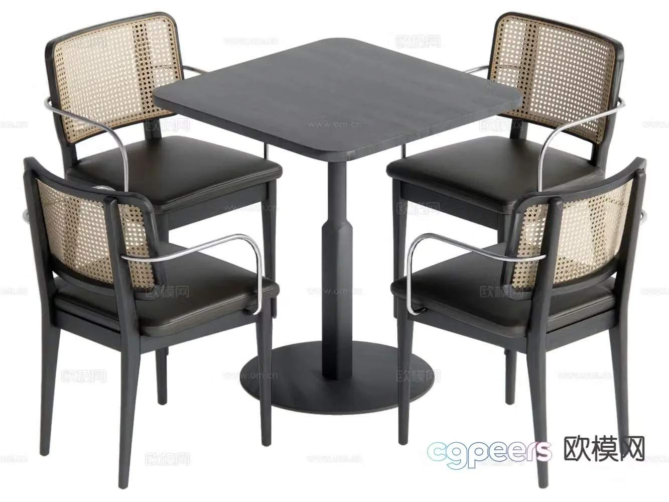 Leisure tables and chairs Negotiation tables and chairs 3d model