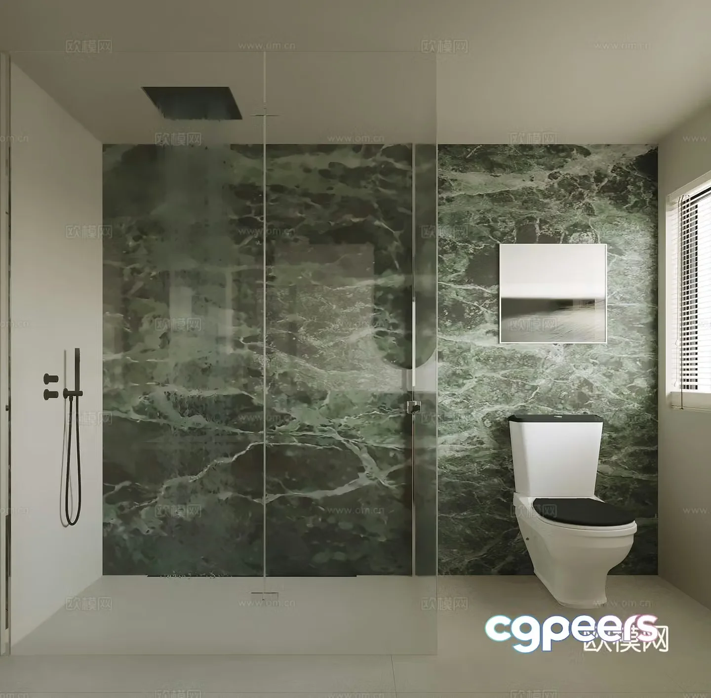 Modern bathroom 3d model