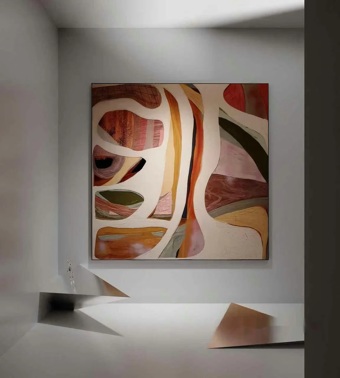 Large Abstract Art Piece 3D Model – 12859 – CORONA Render