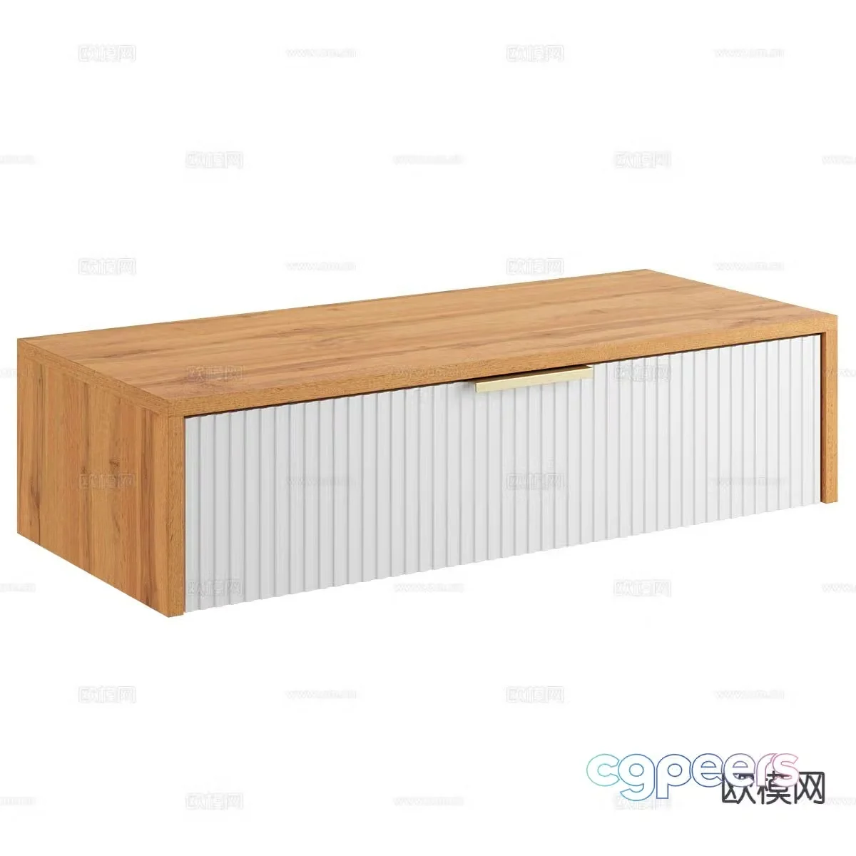 Nordic bedside table 3d model