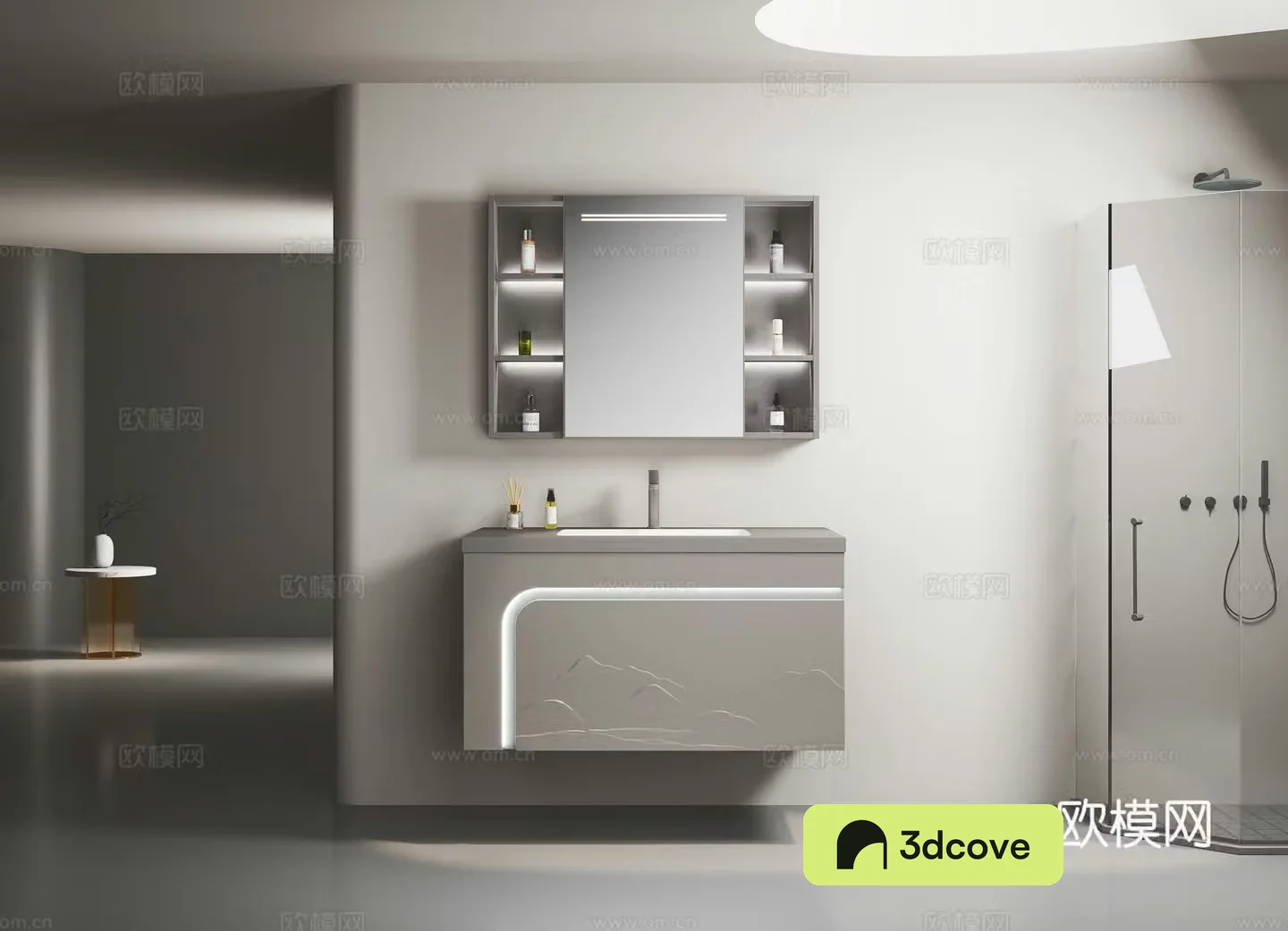 Modern bathroom cabinet bathroom modern bathroom Nordic bathroom toilet
